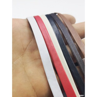 BJD baby clothes shoes accessories handmade material accessories pu imitation leather rope belt leather strip black strip