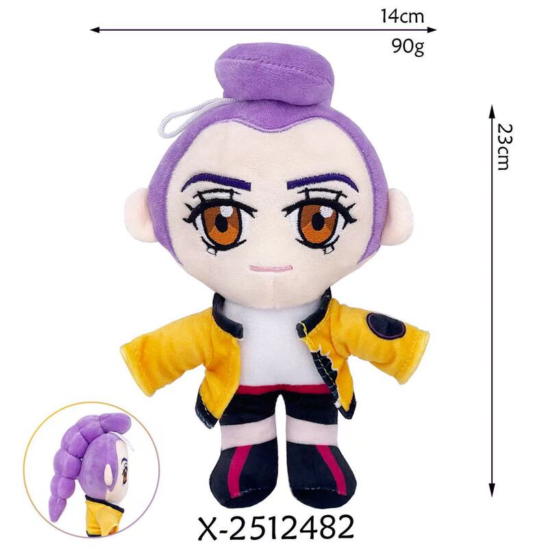 跨境新品kpop demon hunters tiger猎魔女团游戏老虎毛绒玩偶公仔|undefined