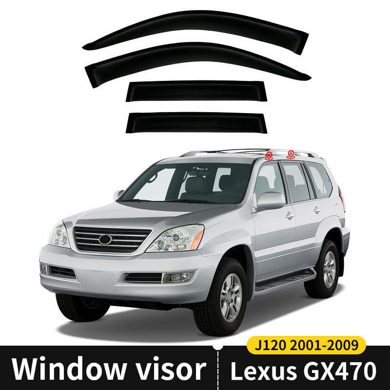 For Lexus GX470 GX460 GX400 rain shield Lexus GX Window visor