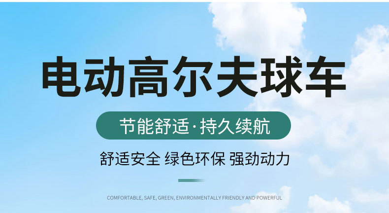 Golf Carts for Export: 2-Seater, 4-Seater, 6-Seater, 8-Seater Electric Golf Carts for Tourist Attractions, Amusement Parks, and Private Properties