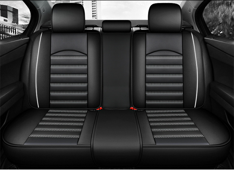 Full-surround car seat cushion four seasons universal full leather seat cover sedan SUV pickup five-seat special seat cushion seat cover