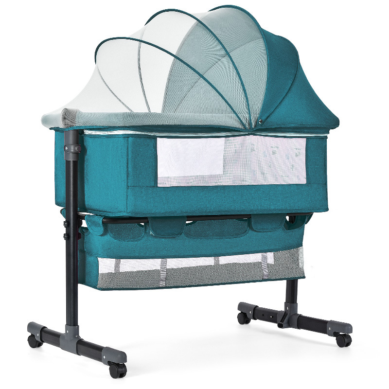 Movable juego cuna plegable costura Cama grande cama de bebé portátil bebé Shaker pañal Mesa recién nacido image 13