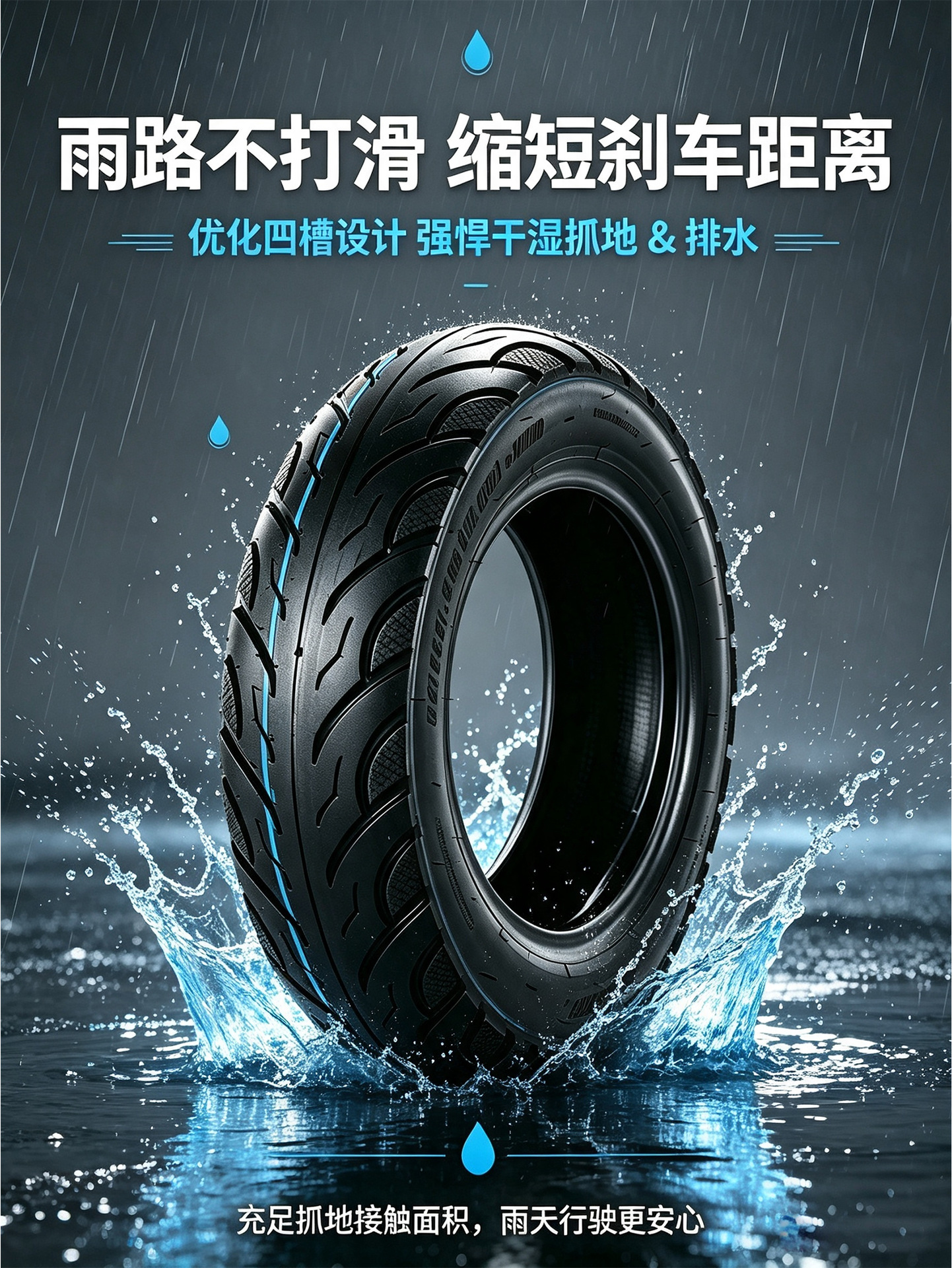 [Source Factory] Electric Vehicle Vacuum Tire 3-10inch Thickened Tire Cover, Dropshipping/Cross-Border