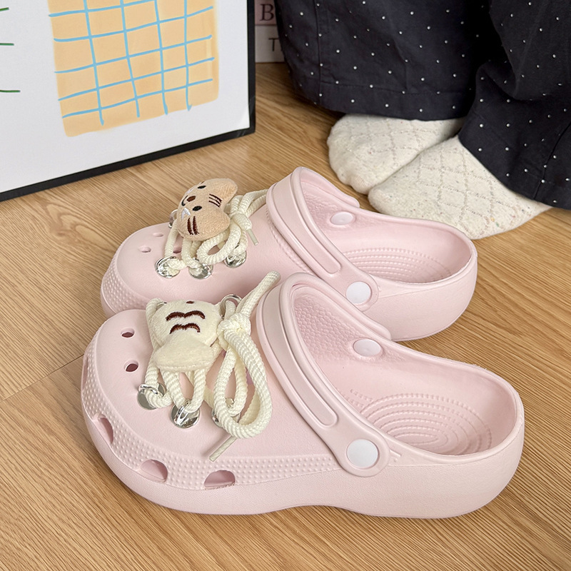 Cute Cat Island Fishing Hole Shoes for Women, High-End Indoor Home Non-Slip Super Soft Sole Cross-Border Sandals, Wholesale from Manufacturer