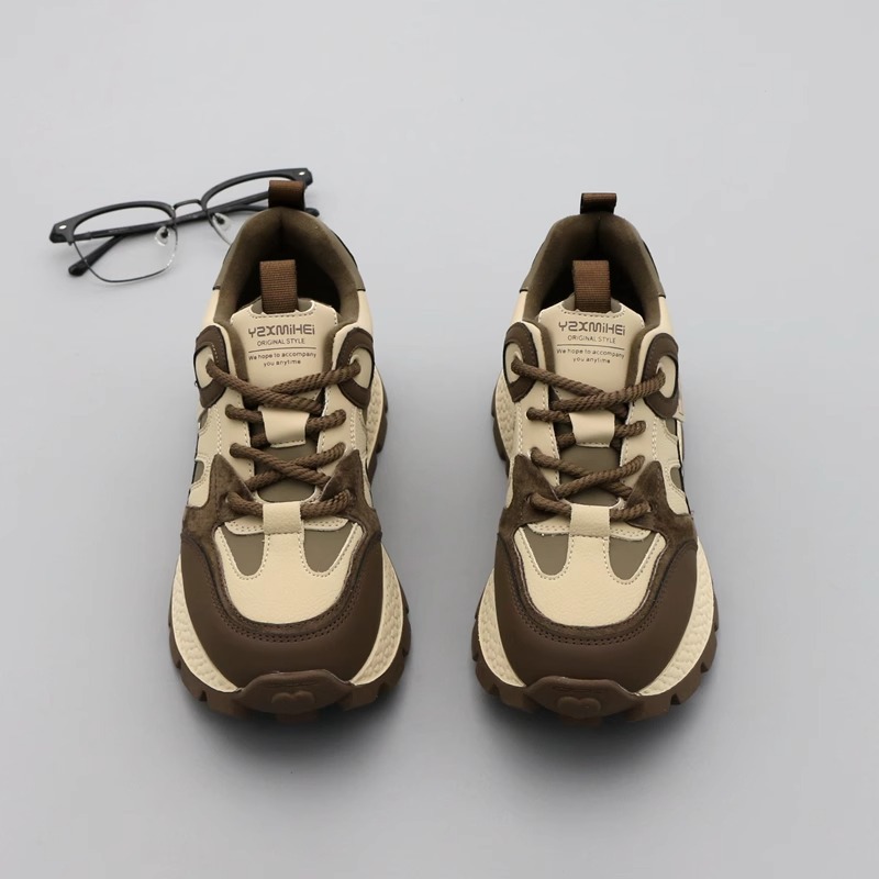 Scarpe casual donna punta tonda stringate autunno inverno comode_voghion.com