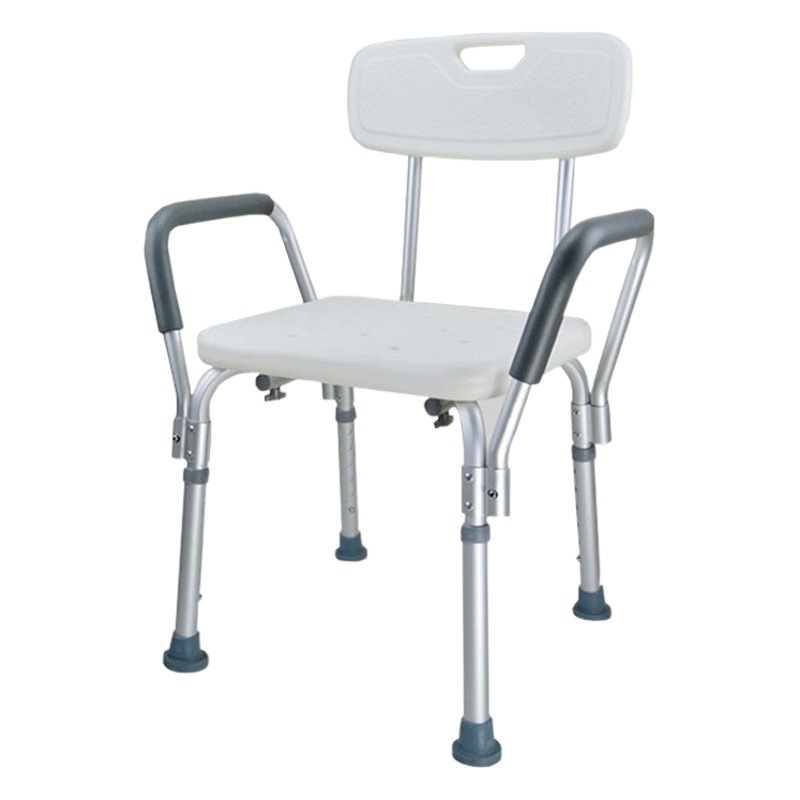 Fábrica de envejecimiento Silla de ducha en el hogar aleación de aluminio antideslizante mujeres embarazadas taburete de baño ajustable Silla de baño de ancianos