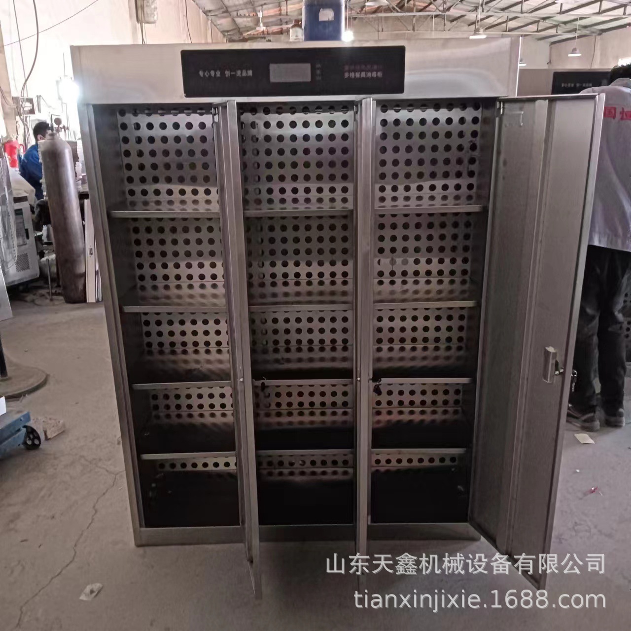 供应上海不锈钢消毒碗柜食堂碗柜放碗柜餐具柜储物柜