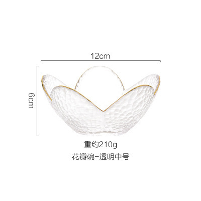 Tazón de postre japonés ensalada tazón de vidrio cuenco de golondrinas de cristal tazón de ensalada de fruta creativa hogar Tazón de sopa Tremella