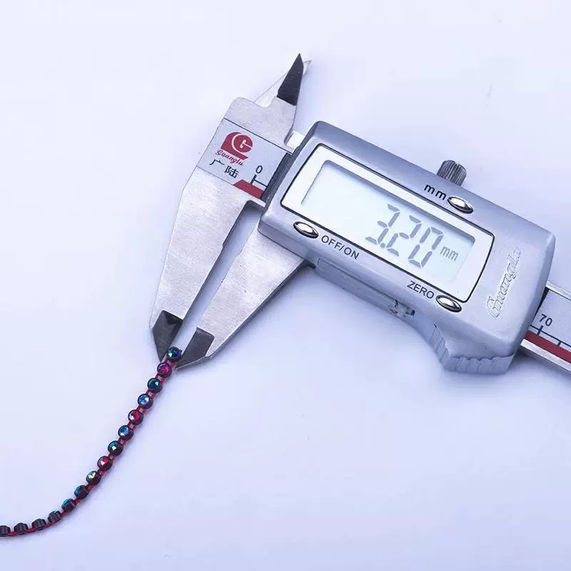 Direct sales 8#Single AB color multi -color thread drill 3mm single -row A -level drill plus dense diamond chain craftsmanship accessories