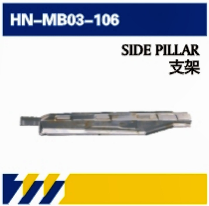 PARA NORTH BENZ Truck Repair Accessories Exterior Bloqueo hidráulico / cubierta superior de la cabina / soporte de la correa trasera del pilar A