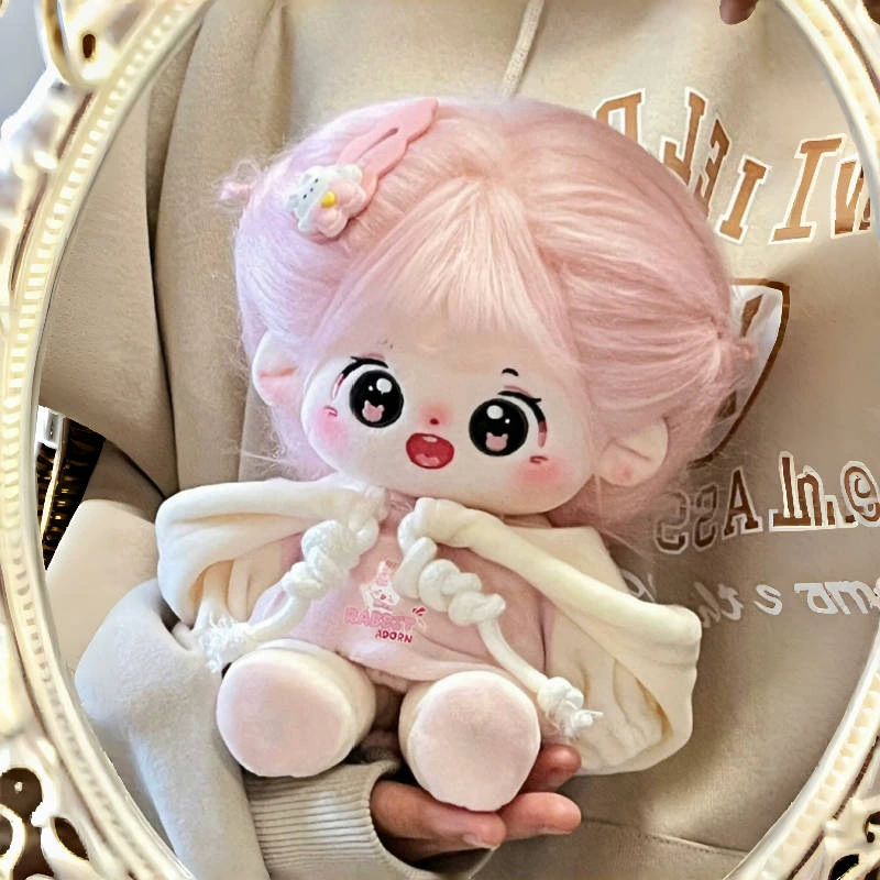 Хлопковая кукла, сменяемый худи, 20см, детская одежда