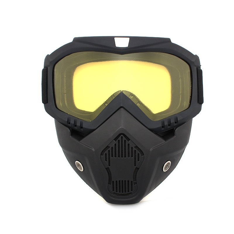 Máscara de soldadura eléctrica montada en la cabeza de Harley, máscara de protección contra la luz brillante, máscara de protección contra el viento para ciclismo a través de la carretera, tapa de soldadura eléctrica desmontable image 15