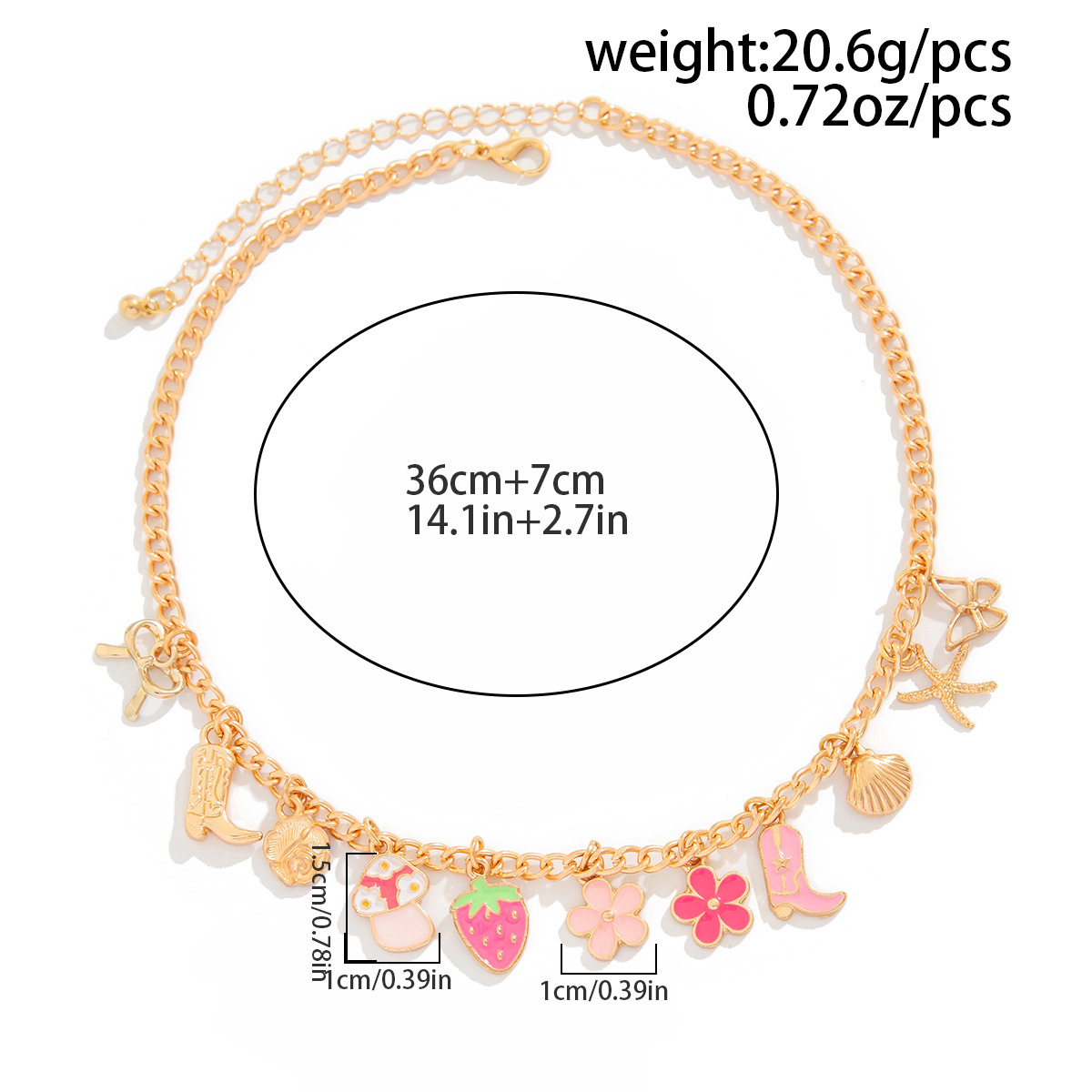 25g Weight Imitation Pearl, Alloy Pendant Material Necklace Classification Alloy, Iron Chain Material 1 Piece Quantity Holiday, Beach, Tea Party Occasion Imitation Pearl, Iron, Zinc alloy Material Starfish, Anchor, Bow Knot Pattern Women's Gender Tassel, Plating Design Hawaiian, Vacation, Marine Style Style Hawaiian Vacation Marine Style Starfish Anchor Bow Knot Imitation Pearl Iron Zinc Alloy Wholesale Necklace 8