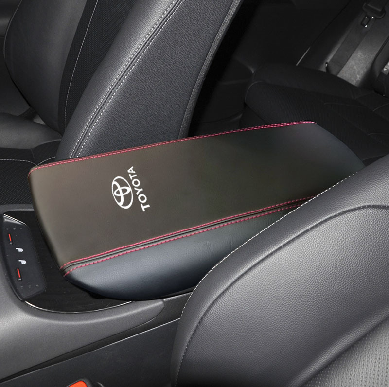 Toyota Center Console Cover for Toyota Venza Harrier (Armrest box pad) - red