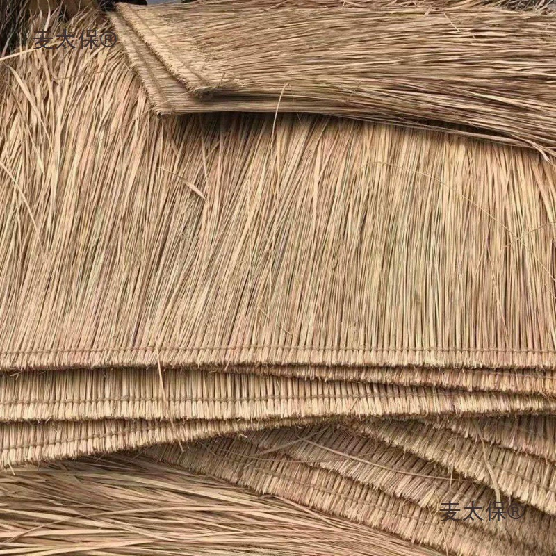 Имитация соломенной крыши, пластиковая соломенная карнизная крыша, настоящий соломенный дом, натуральные соломенные плитки, настоящий соломенный павильон.