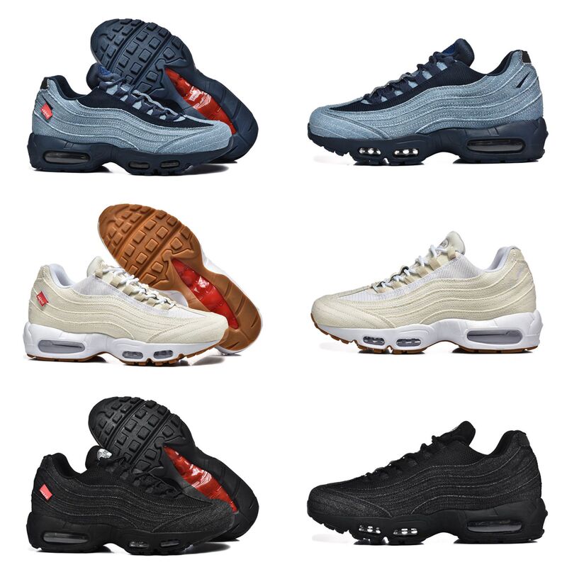 New Men's and Women's Shoes Max95 with Half Size 39-47, Air Cushion, Shock Absorption, Versatile, Casual, Wear-Resistant, Outdoor Sports Student Shoes