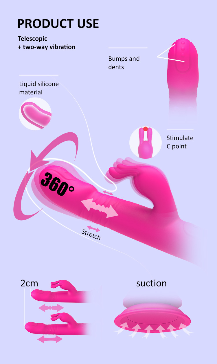 Rain Love Vibrator – Rabbit Ear Clitoral Stimulator