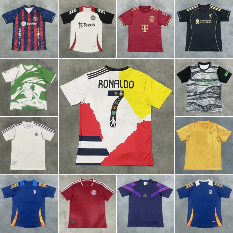 Club Portugal Special Edition Jersey Tottenham Real Madrid Goalkeeper Arsenal Pre-Match Training Wear Short Sleeve Top