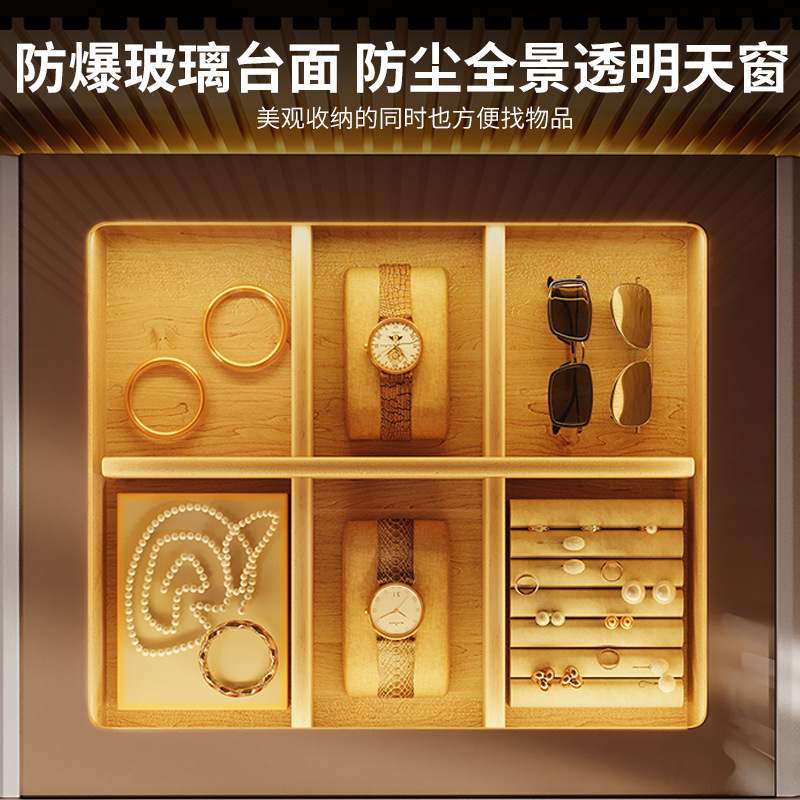 2024 nueva meseta de cabecera lujosa luz de lujo de alto nivel lámpara de cinta de vidrio cama principal precio de alta red armario de almacenamiento