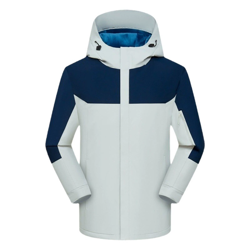 Уличная одежда Rush Индивидуальная теплая рабочая одежда на флисовой подкладке Зимний Тренч Инструменты Ветрозащитная водонепроницаемая куртка Печать логотипа