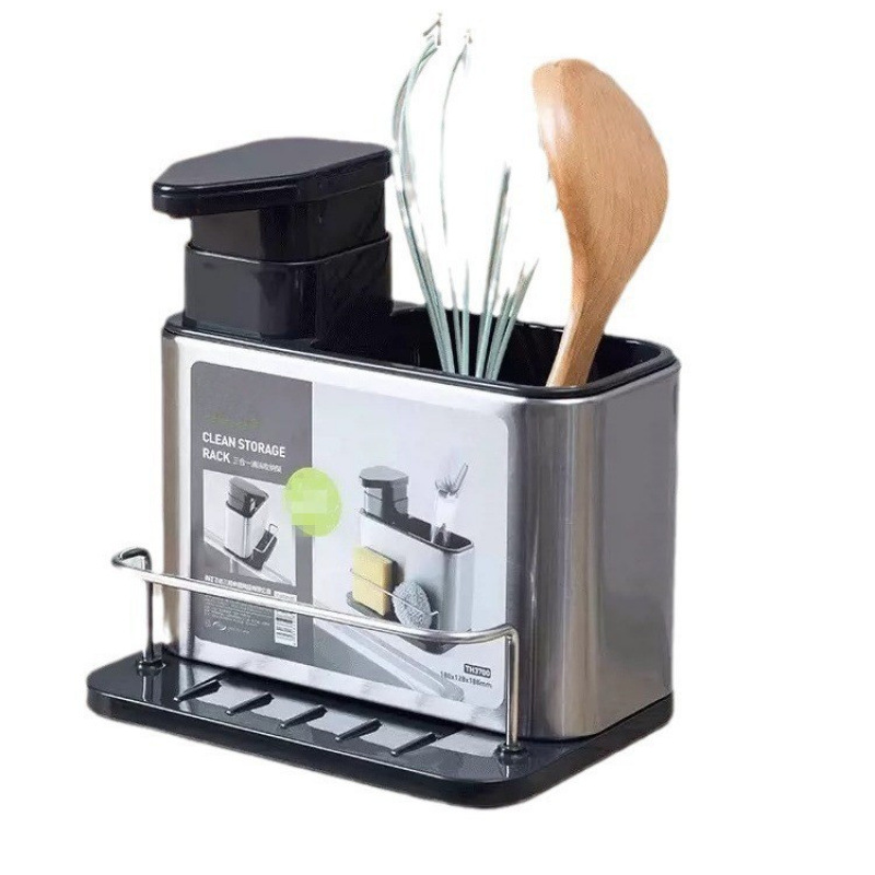 Escurridor de Cubiertos de Acero Inoxidable Multifuncional para Cocina