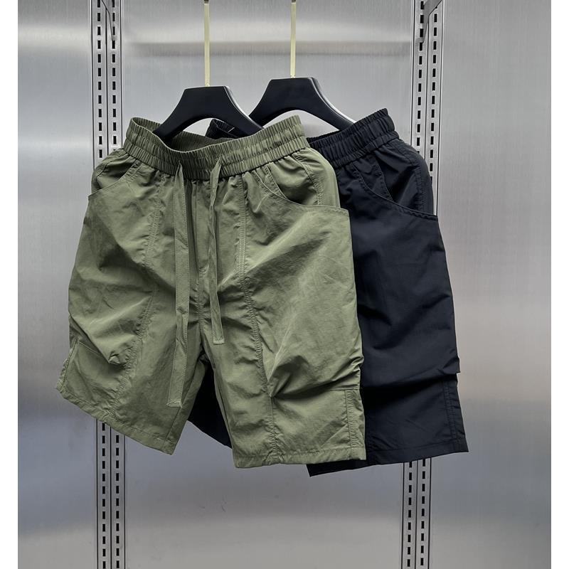 Teen Boys Cargo Shorts Summer Multi-Pocket Trendy Brand Sports Comfortable Casual Ins High Street Knee-Length Versatile Shorts