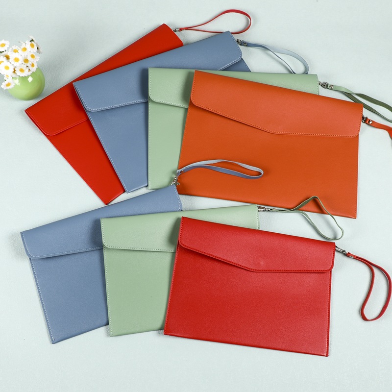 a4文件包大容量按扣文件夹商务防水公文袋办公合同资料收纳手提袋