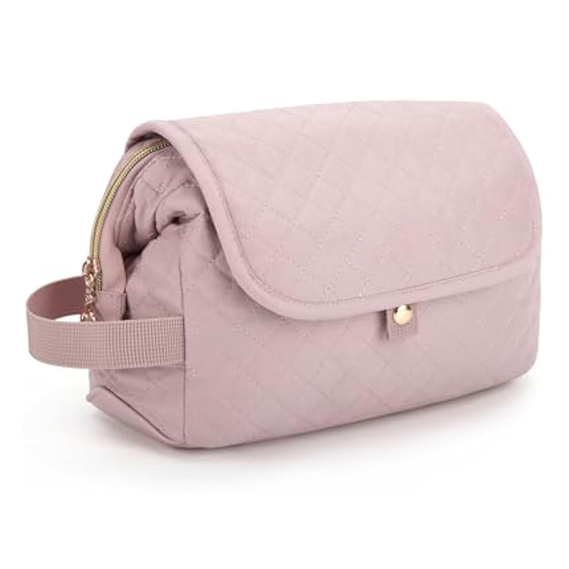 Fashionable big cosmetic bag for traveling