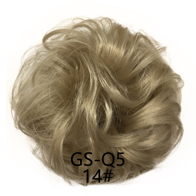 Europa y los Estados Unidos pelucas anillo de pelo de bolas cabeza cuerda elástica peludo natural peludo peludo transfronterizo