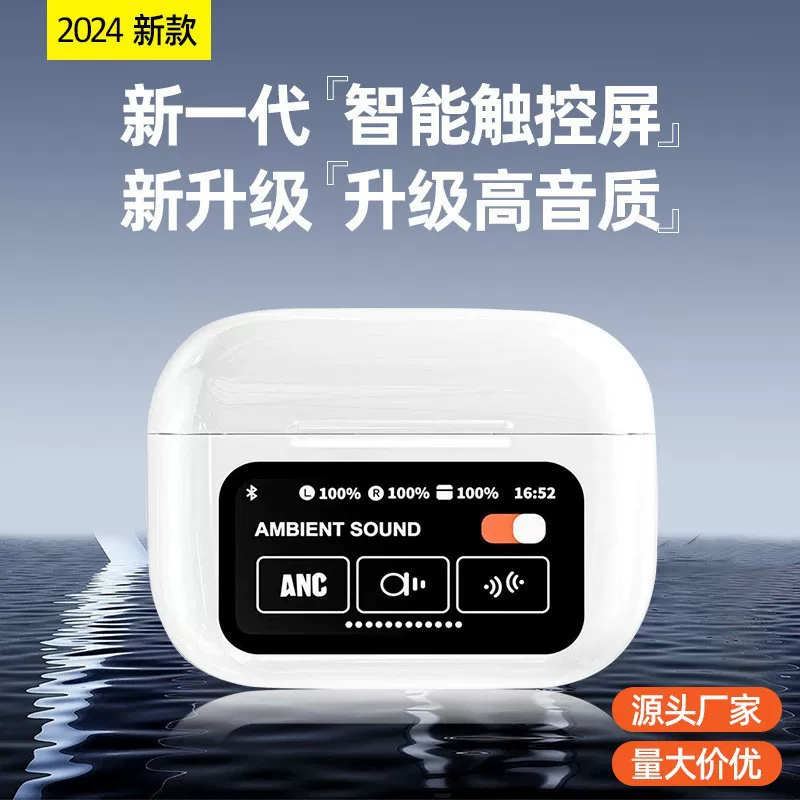 A9 Pro TWS Bluetooth наушники высокого класса с ANC шумоподавлением, цветным экраном, сенсорным управлением и функцией перевода