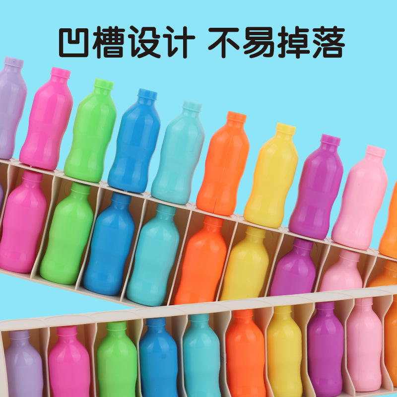 Educación temprana para niños, botella de bebida de simulación, combinación de colores, ejercicio, memoria, juguetes interactivos entre padres e hijos, rompecabezas