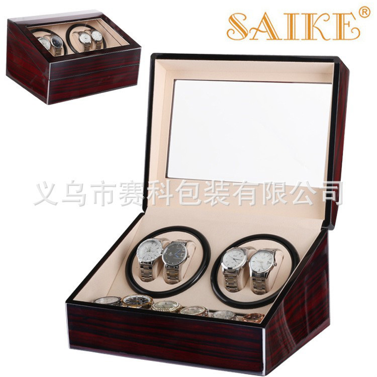 Spot wholesale paint double Head 4+6 automatic watch Shaker electric watch box motor box automatic winding watch box