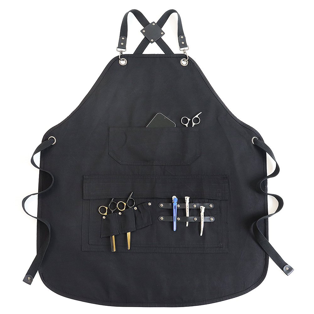 Transfronterizos Amazon delantal impermeable logo personalizado restaurante artes barbería ropa de trabajo delantal de cocina doméstica