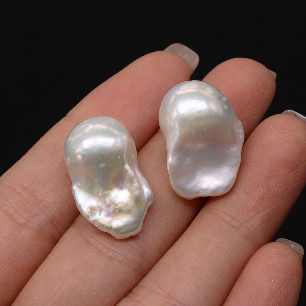 Polishing Design 1 Piece Freshwater Pearl Geometric DIY Jewelry Accessories Beads