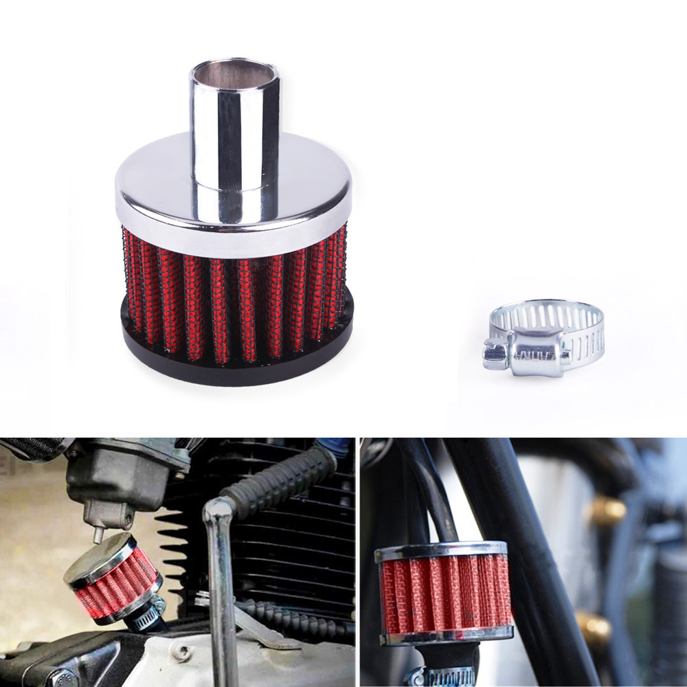 Car Modified Air Filter Steel Crankcase Exhaust Filter62-1000 Differential3/8 Port