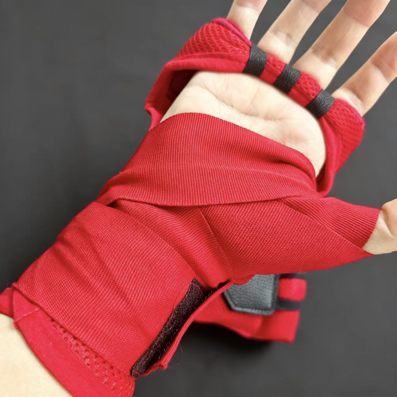 Boxing Gloves, Sanda Fighting Gloves, Hand Wraps, Straps, Protective Gloves for Adults, Professional