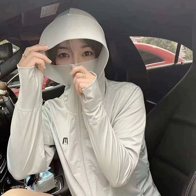 Поколение одежды для защиты от солнца японского кролика, Электромобиль, Солнцезащитная одежда, летняя легкая Солнцезащитная рубашка, Солнцезащитная одежда, Женская длинная езда