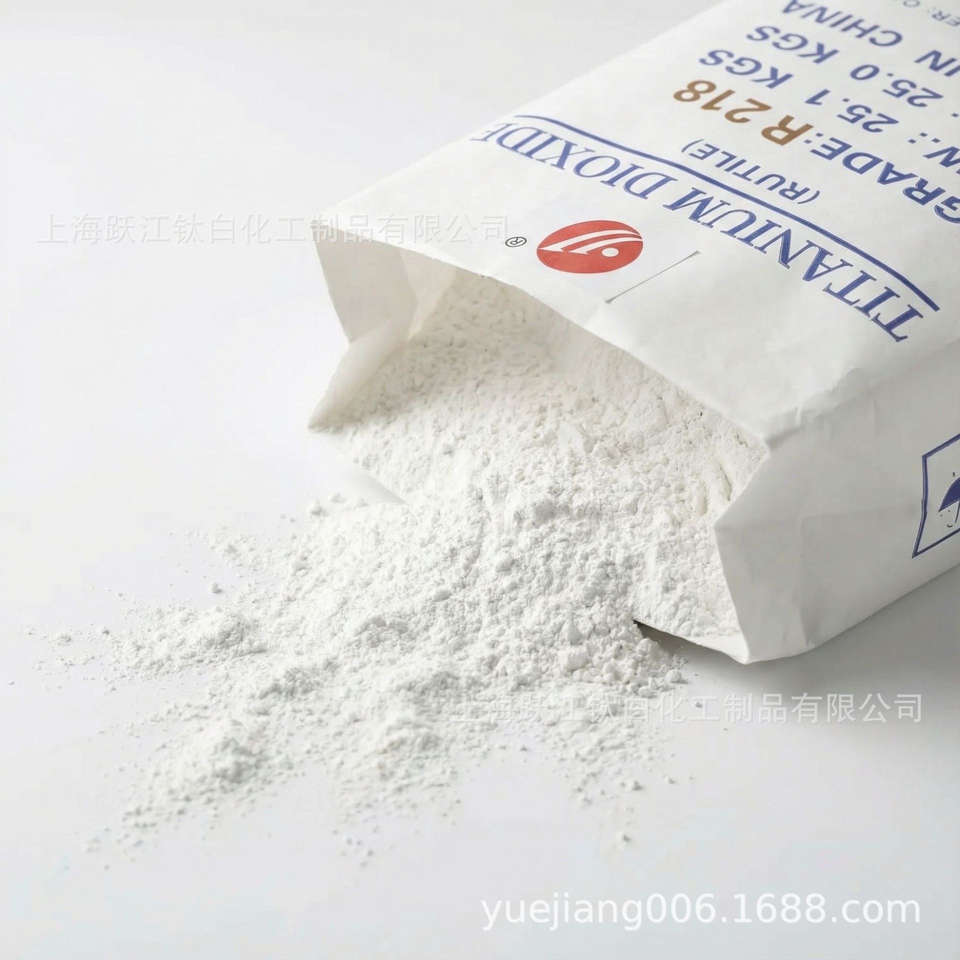 膨胀型防火涂料用金红石型钛白粉R218 跃江牌钛白粉现货价格