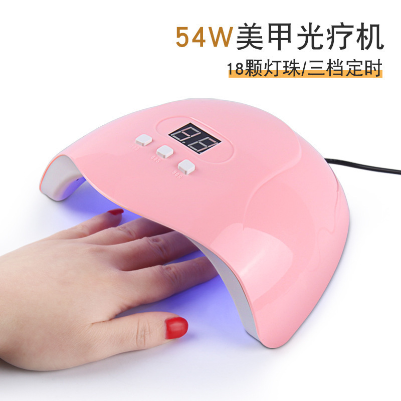 Lámpara de Fototerapia para Uñas USB Doble Fuente de Luz, Secado Rápido, Portátil para Manicura image 1