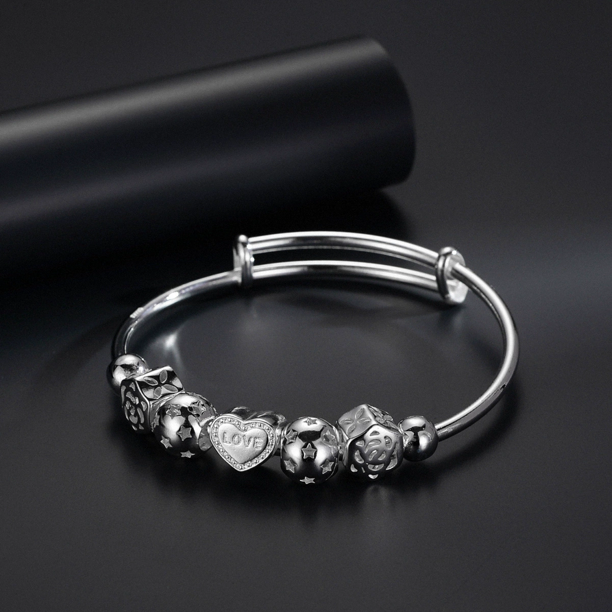 Стильная серебряная bracelet, прямая продажа от завода, подарок на день рождения, оптом