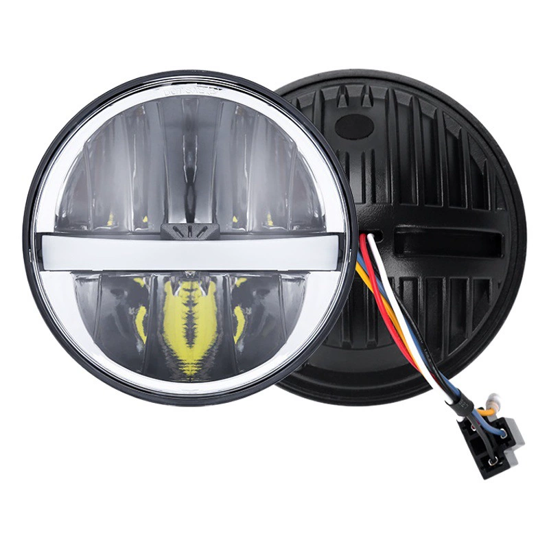 5.75inch Светодиодная фара Harley, модифицированная фара 30W, модифицированная фара для мотоциклов Harley, производитель дальнего и ближнего света