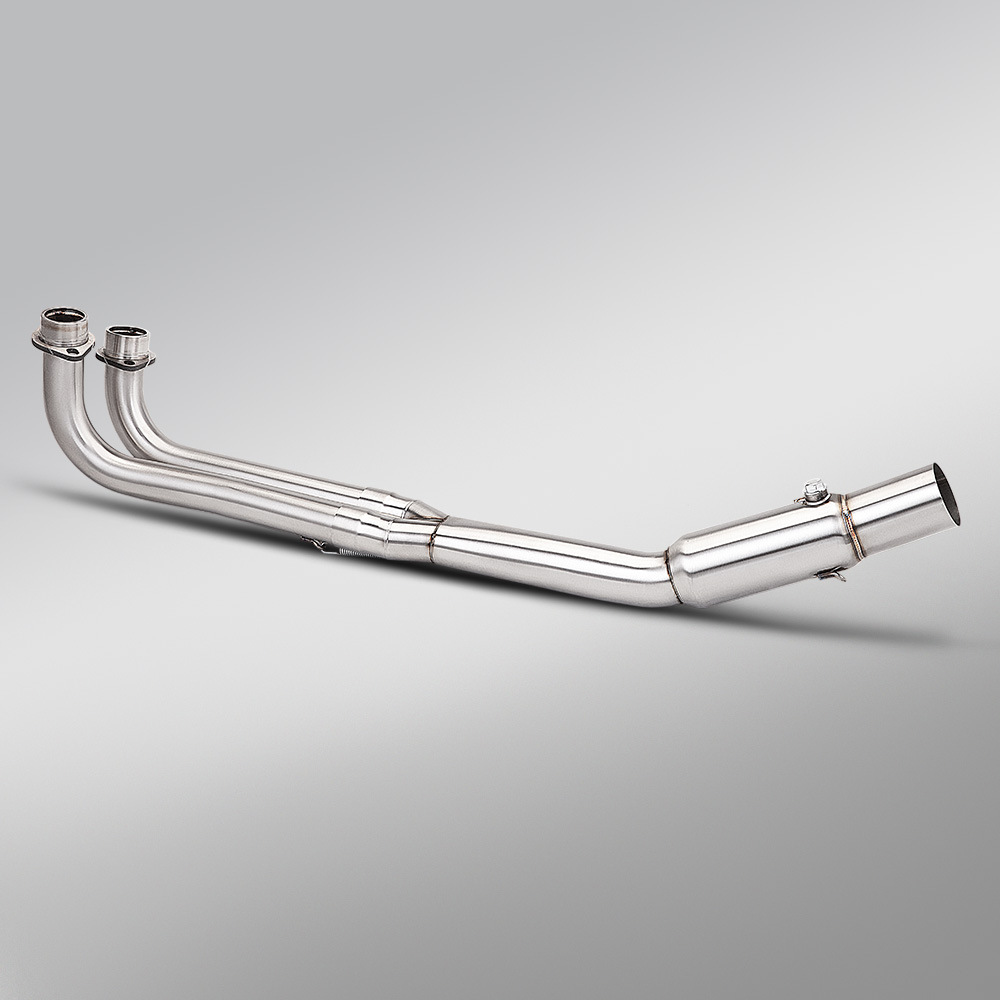 Motorcycle scooter exhaust pipe full system modification suitable for Kymco AK550 front and rear exhaust pipe set
