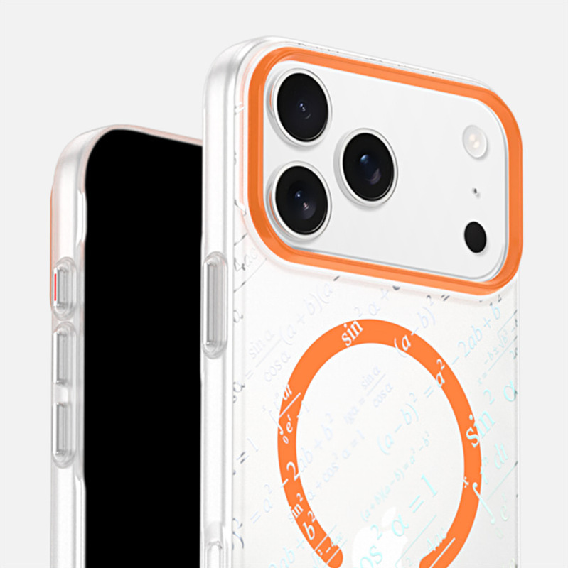 烫银公式数字适用iPhone17PROMAX手机壳冰雾磁吸苹果16防摔保护套|undefined