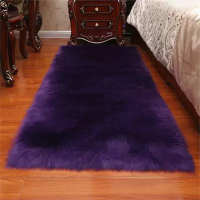 Foot Mat, Bedroom Entrance Carpet, Car Carpet - s-purple-80x180cm-rectangle