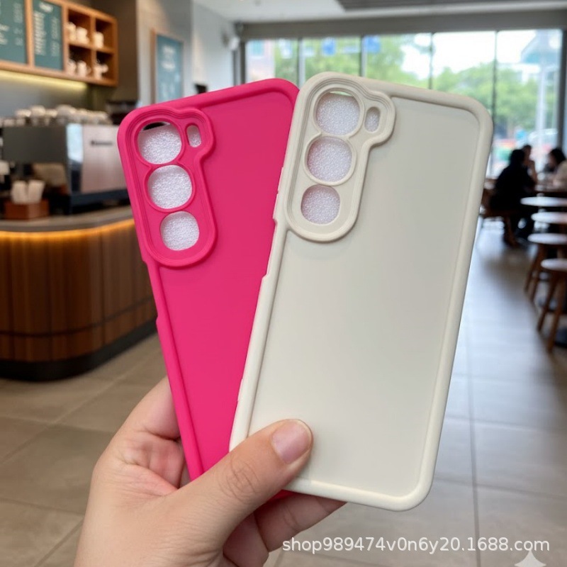 金刚砂手机壳 适用TECNO POVA 7-5G液态硅胶手机壳天眼阶梯素材壳