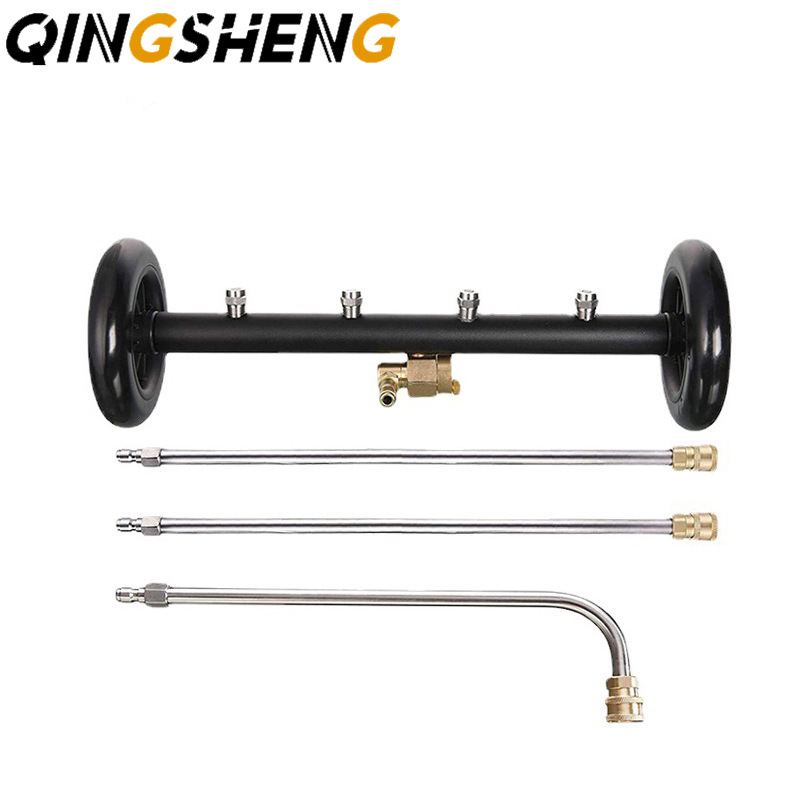 跨境高压汽车底盘清洗喷头路面清洗器两用可调节角度高压清洗喷头