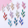 DIY handmade material jewelry bag alloy accessories multi -color four -leaf rhinestone leaves manufacturer spot direct supply