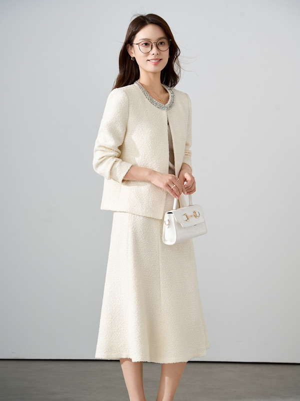 小香风女初秋季穿搭时尚套装两件套气质高级感御姐一整套裙25611|undefined