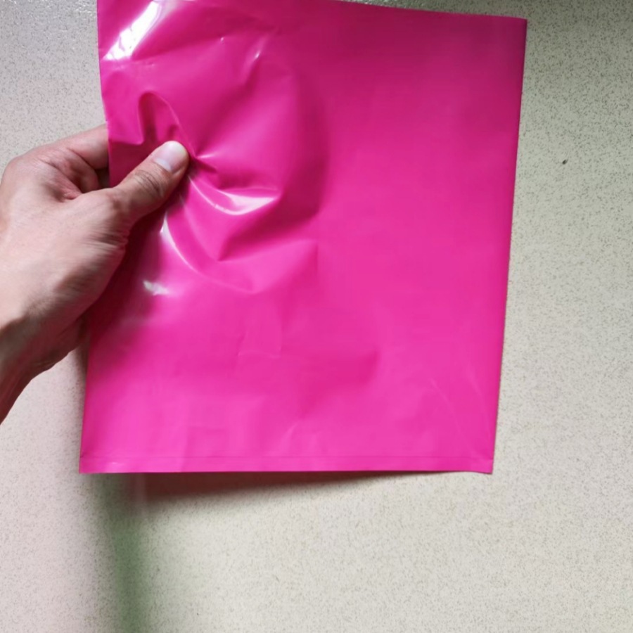 彩色平口袋 pe高压塑料包装袋加厚玫红色蓝色防静电塑料袋
