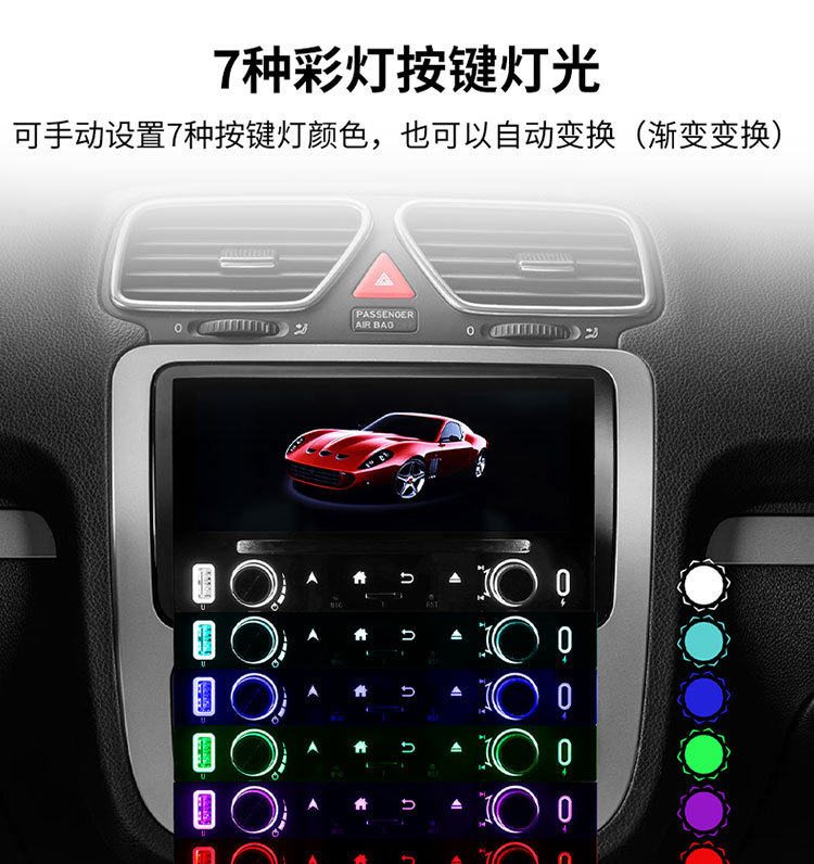 Car-Mounted Mp5Cd/Dvd Navigation All-In-One Device with Linux System, Carplay+Android Auto, Super